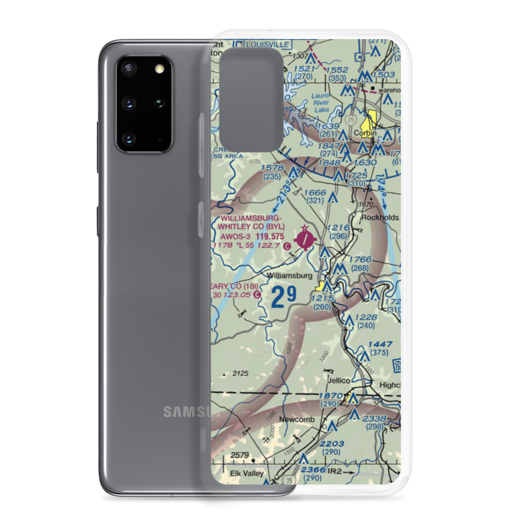 Carr Airport (72KY) VFR Sectional Samsung Case Samsung Galaxy S20 Plus model shown