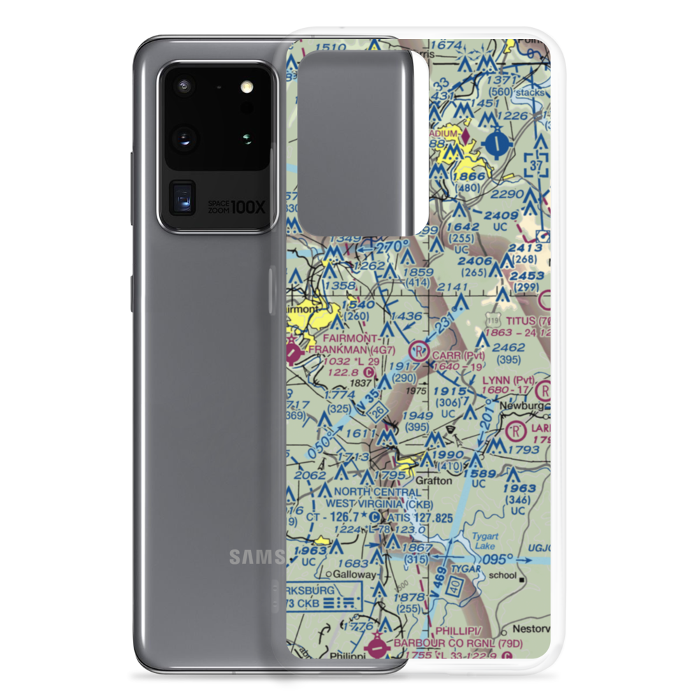Carr Airport (WV65) VFR Sectional Samsung Case Samsung Galaxy S20 Ultra model shown