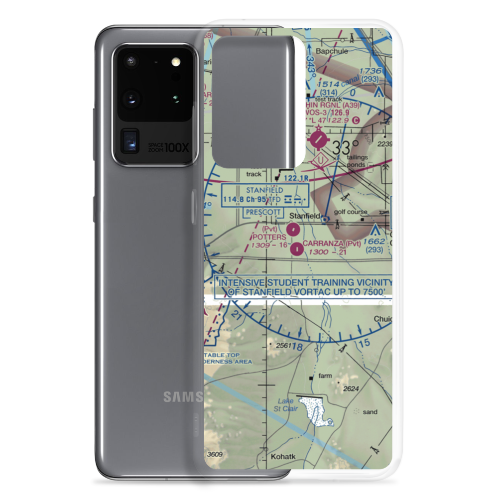 Carranza Farm Airstrip (5AZ7) VFR Sectional Samsung Case Samsung Galaxy S20 Ultra model shown