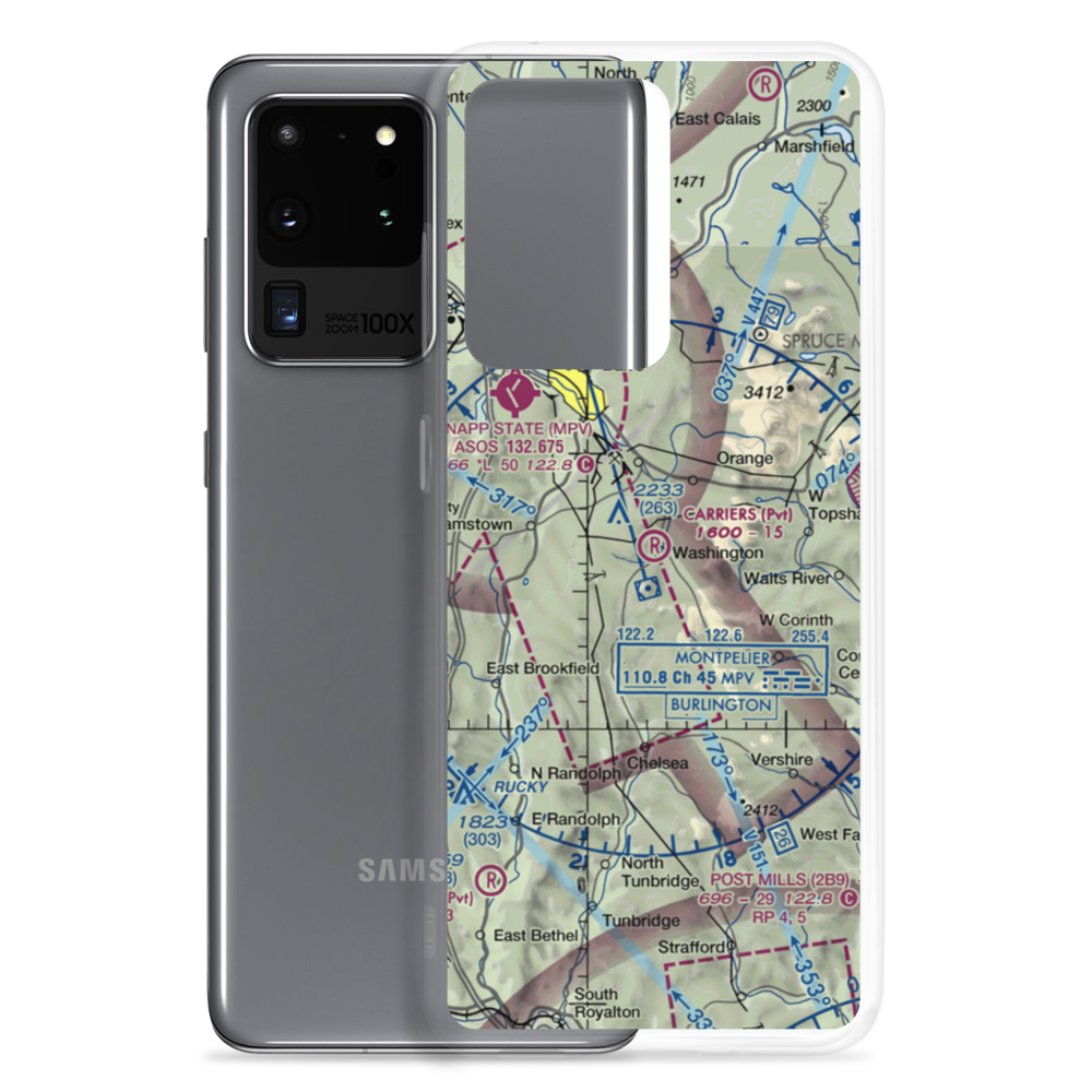 Carriers Skypark Airport (VT31) VFR Sectional Samsung Case Samsung Galaxy S20 Ultra model shown