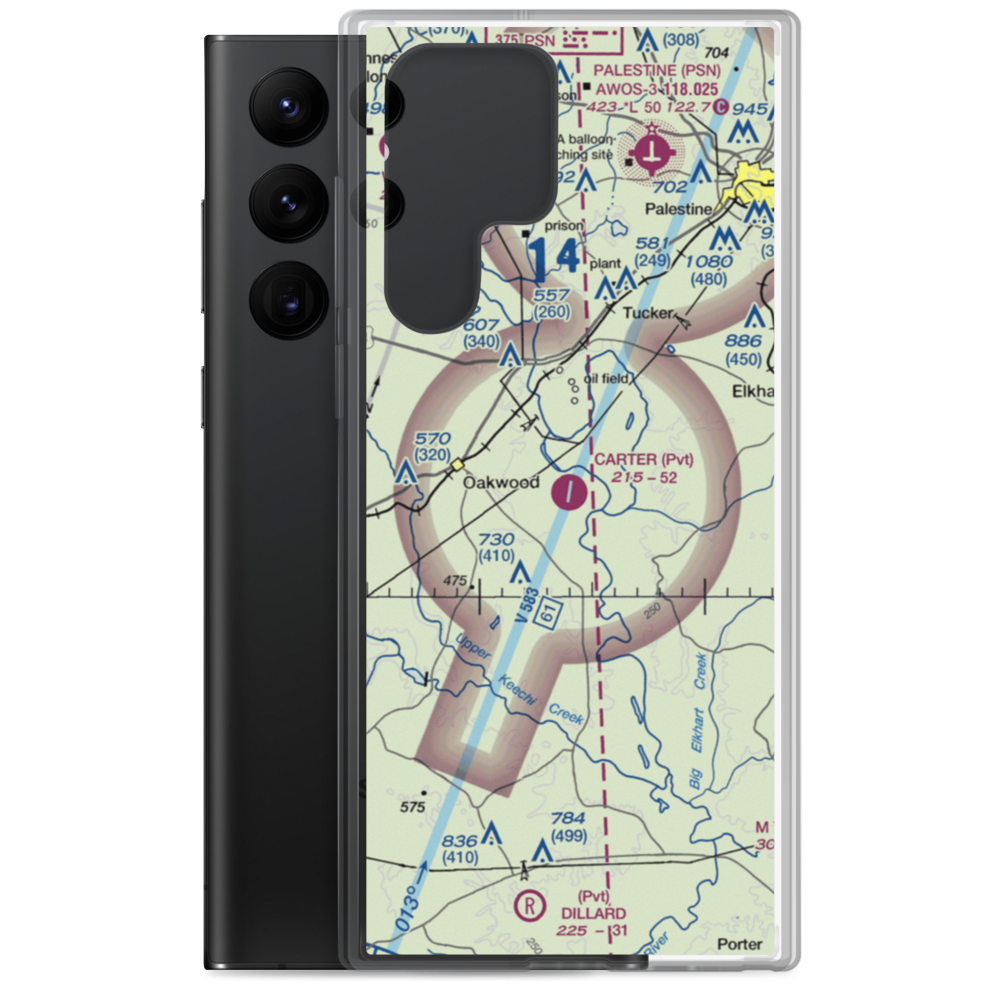 Carter Ranch Airport (89TS) VFR Sectional Samsung Case Samsung Galaxy S22 Ultra model shown