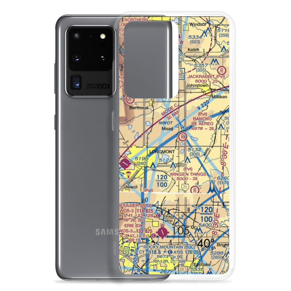 Cartwheel Airport (0CO8) VFR Sectional Samsung Case Samsung Galaxy S20 Ultra model shown