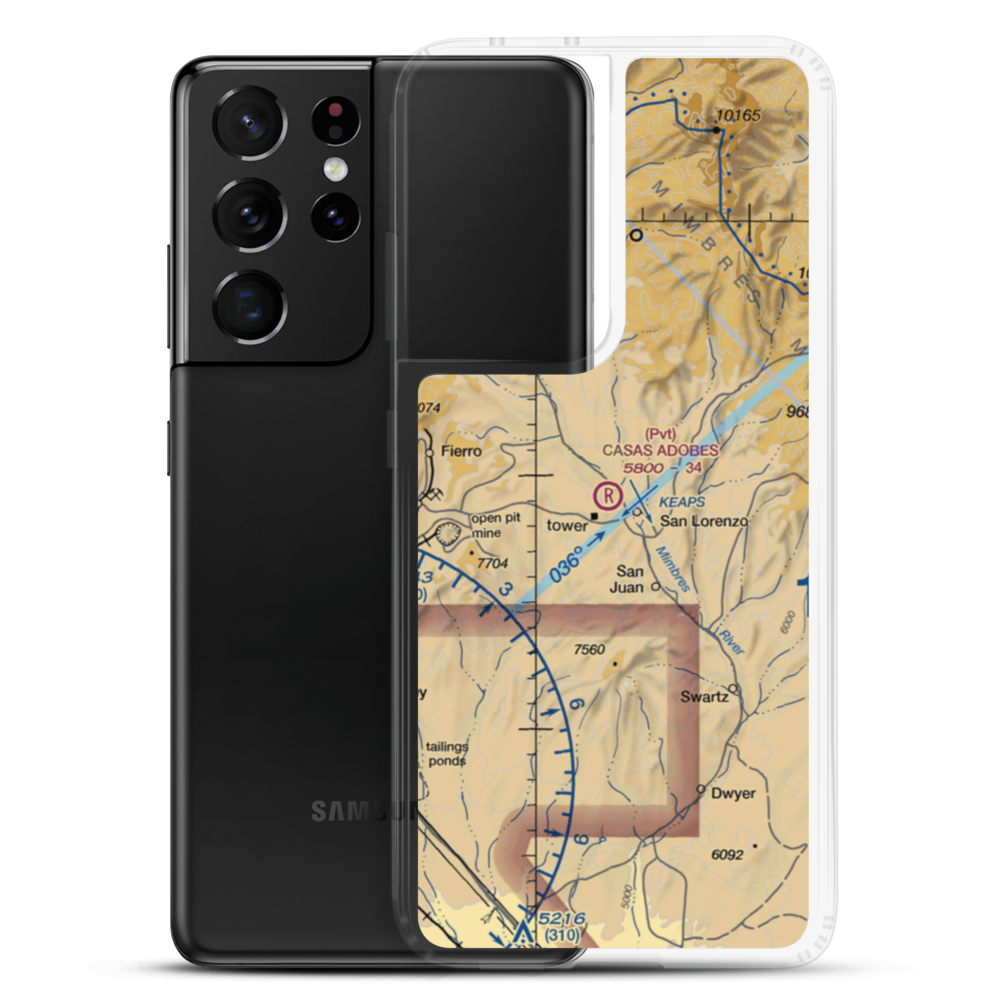 Casas Adobes Airpark (NM69) VFR Sectional Samsung Case Samsung Galaxy S21 Ultra model shown
