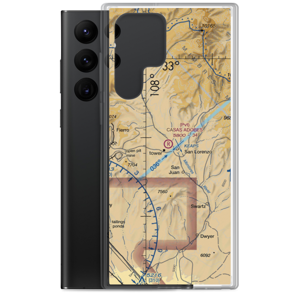 Casas Adobes Airpark (NM69) VFR Sectional Samsung Case Samsung Galaxy S22 Ultra model shown