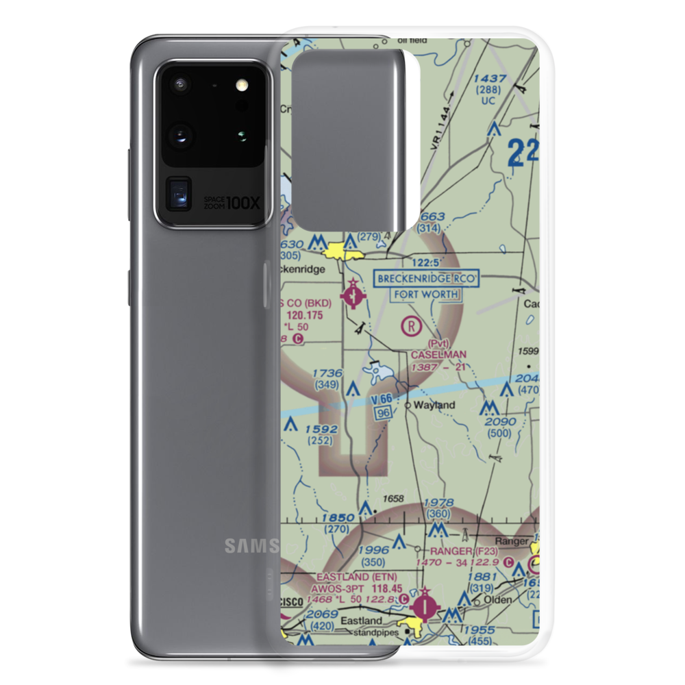 Caselman Ranch Airport (TE40) VFR Sectional Samsung Case Samsung Galaxy S20 Ultra model shown