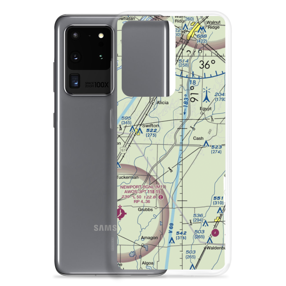 Cash field (CASH) VFR Sectional Samsung Case Samsung Galaxy S20 Ultra model shown