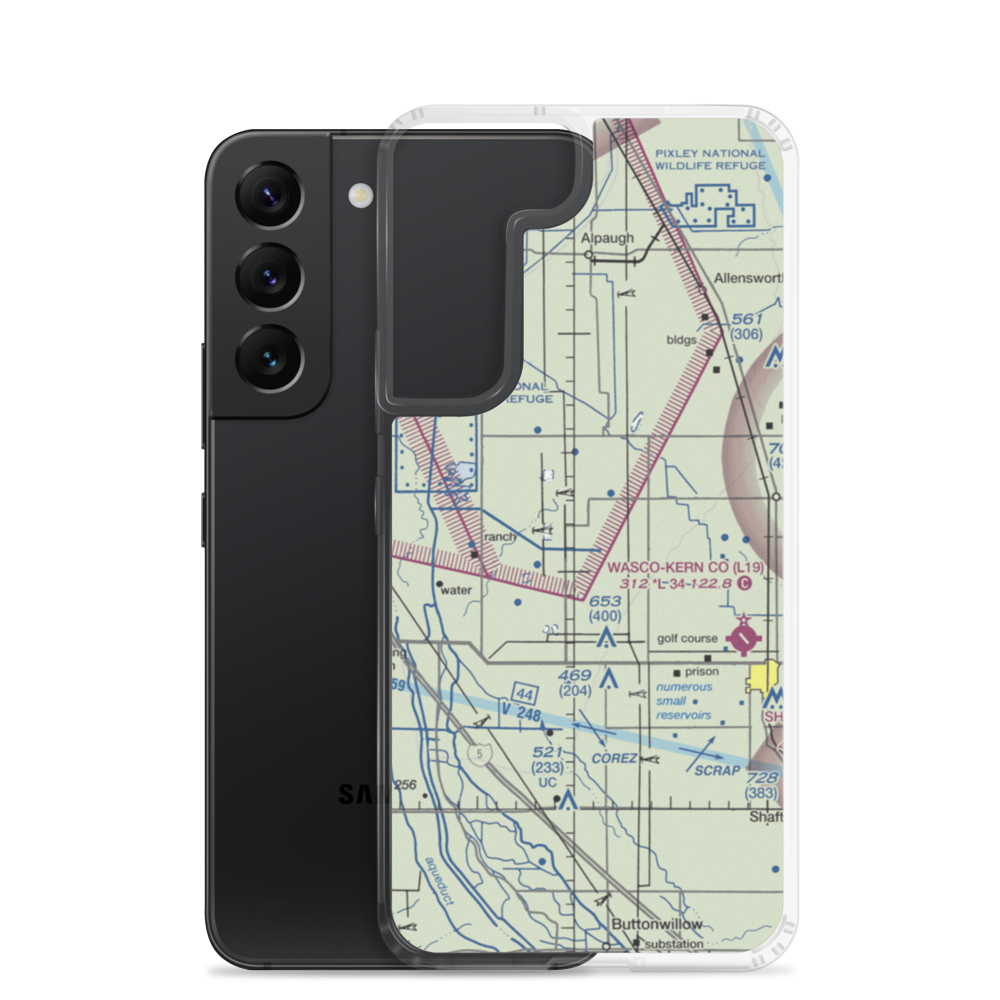 Cashen Airport (38CA) VFR Sectional Samsung Case Samsung Galaxy S22 model shown