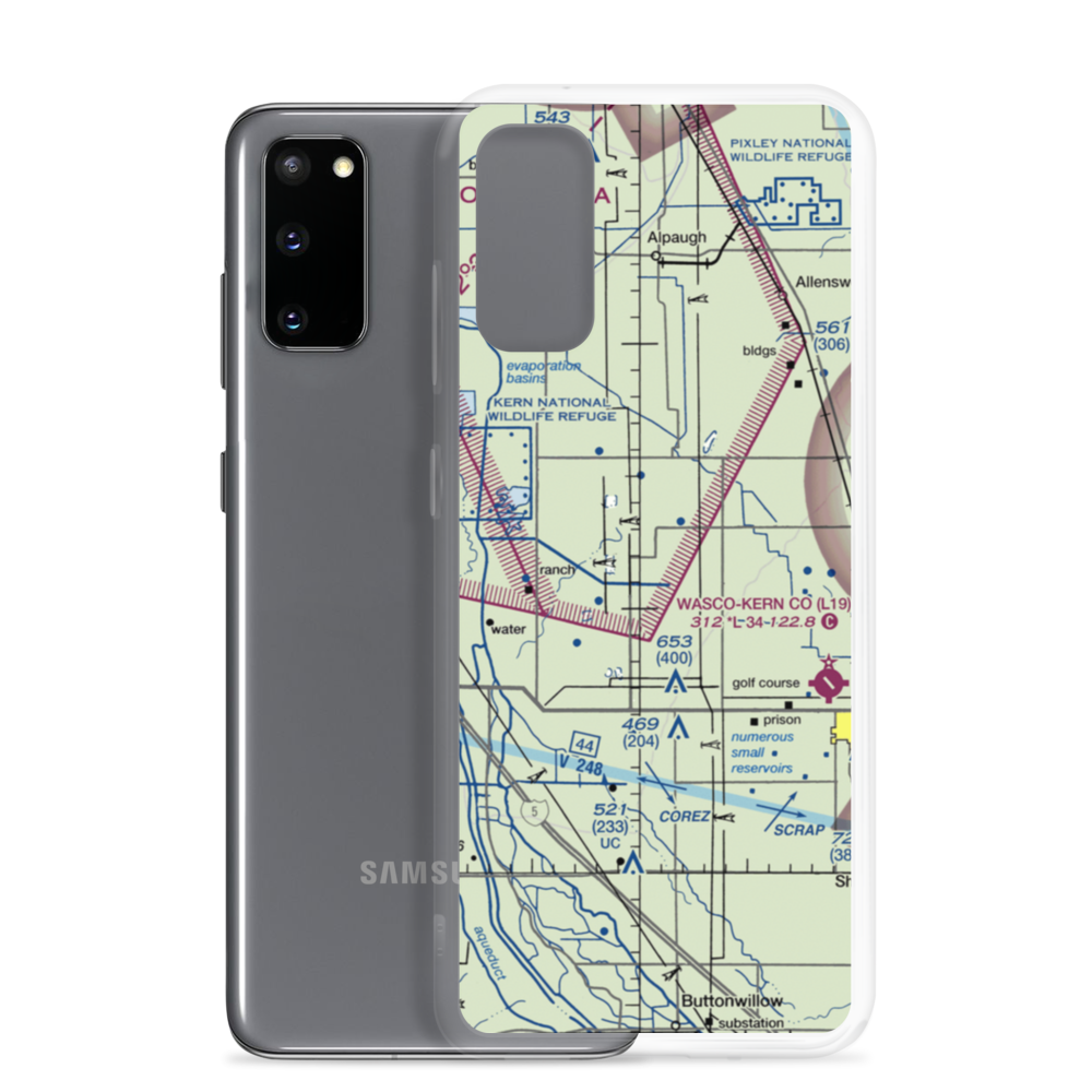Cashen Airport (38CA) VFR Sectional Samsung Case Samsung Galaxy S20 model shown