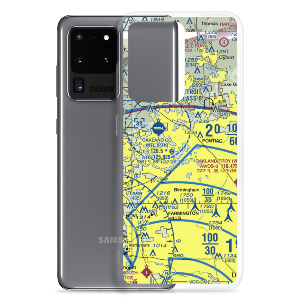 Cass Lake-Cove Island Seaplane Base (51MI) VFR Sectional Samsung Case Samsung Galaxy S20 Ultra model shown