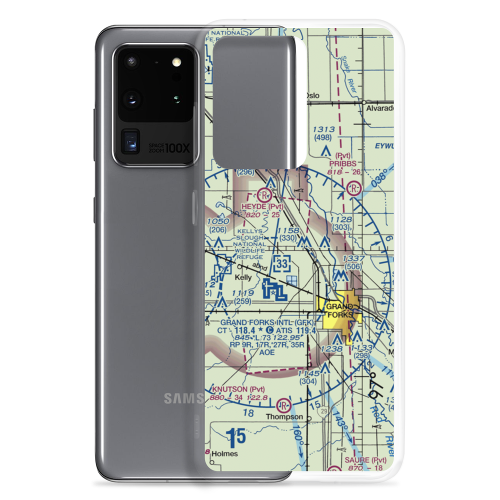 Casslindan Airport (2ND3) VFR Sectional Samsung Case Samsung Galaxy S20 Ultra model shown