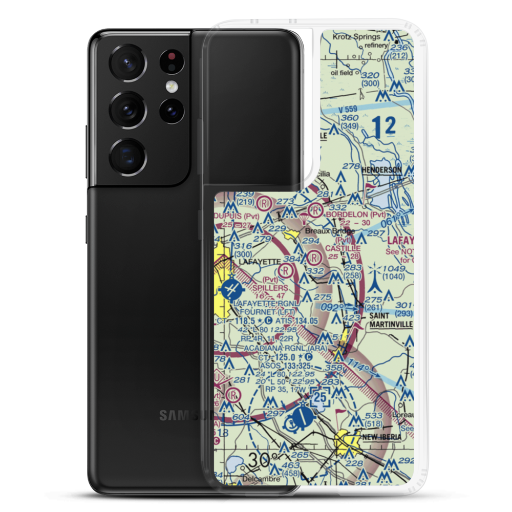 Castille Field (LA16) VFR Sectional Samsung Case Samsung Galaxy S21 Ultra model shown