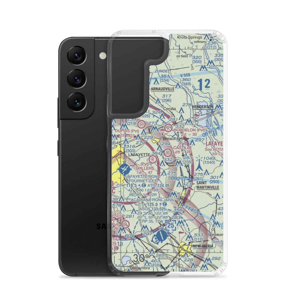 Castille Field (LA16) VFR Sectional Samsung Case Samsung Galaxy S22 model shown