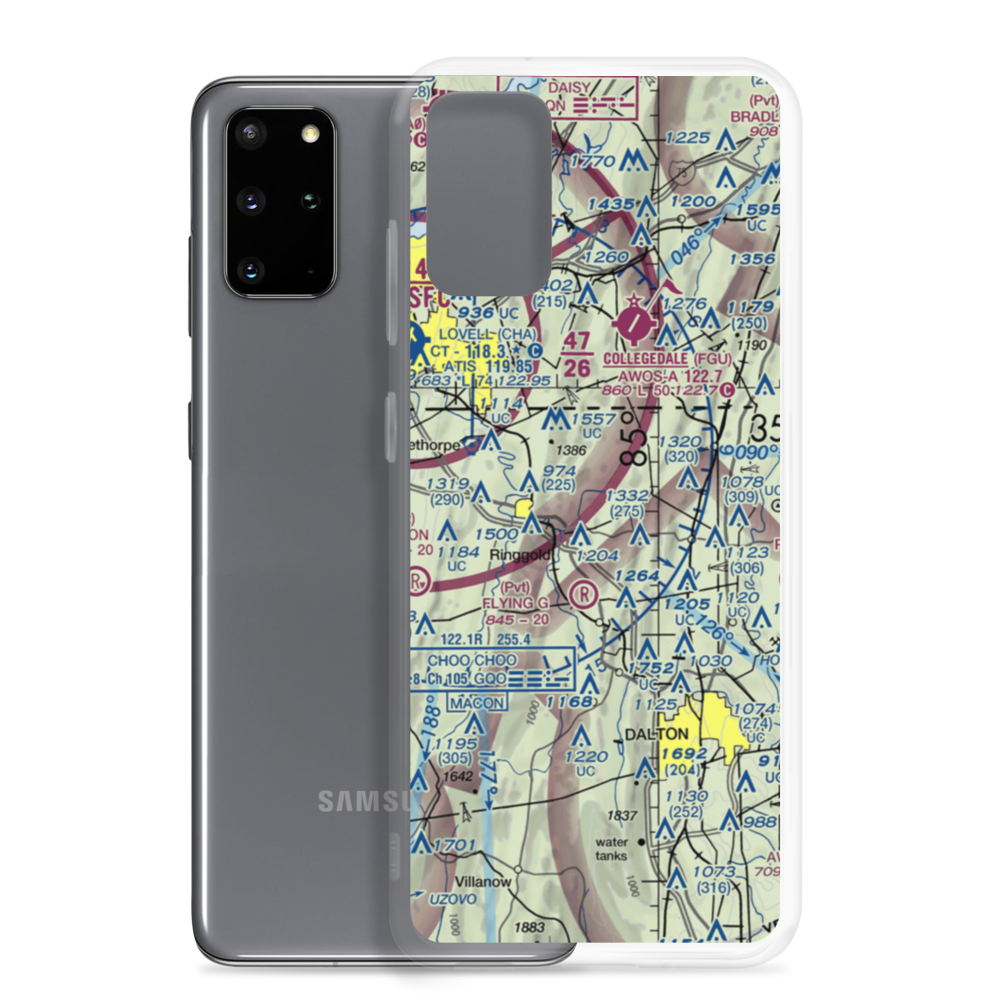 Catoosa Springs STOLport (2GA6) VFR Sectional Samsung Case Samsung Galaxy S20 Plus model shown