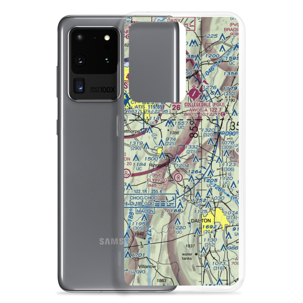 Catoosa Springs STOLport (2GA6) VFR Sectional Samsung Case Samsung Galaxy S20 Ultra model shown