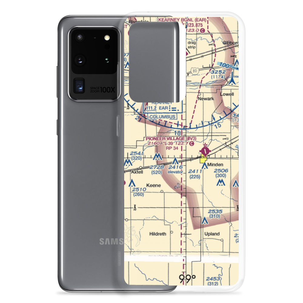Cavanaugh Airport (NE29) VFR Sectional Samsung Case Samsung Galaxy S20 Ultra model shown