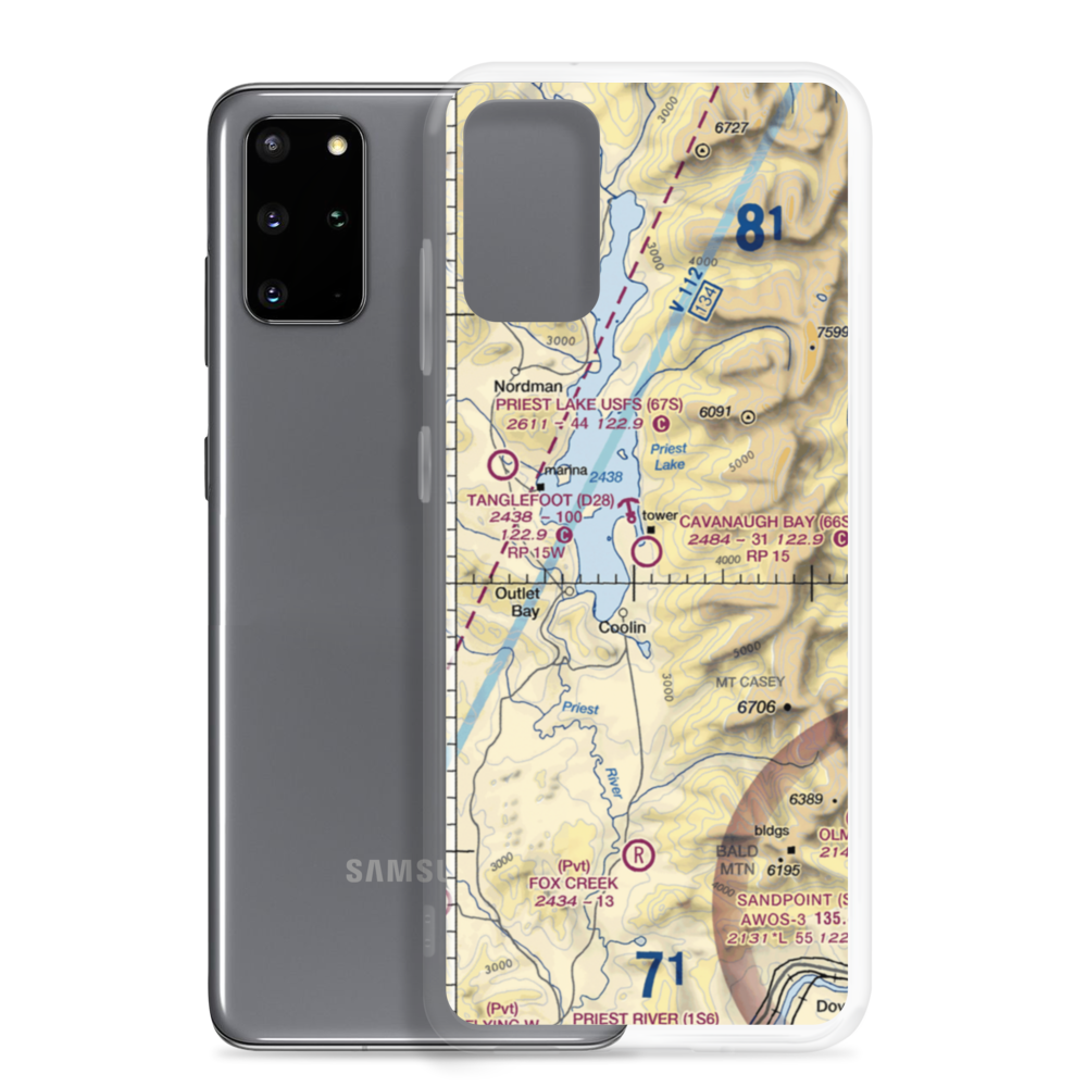 Cavanaugh Bay Airport (66S) VFR Sectional Samsung Case Samsung Galaxy S20 Plus model shown