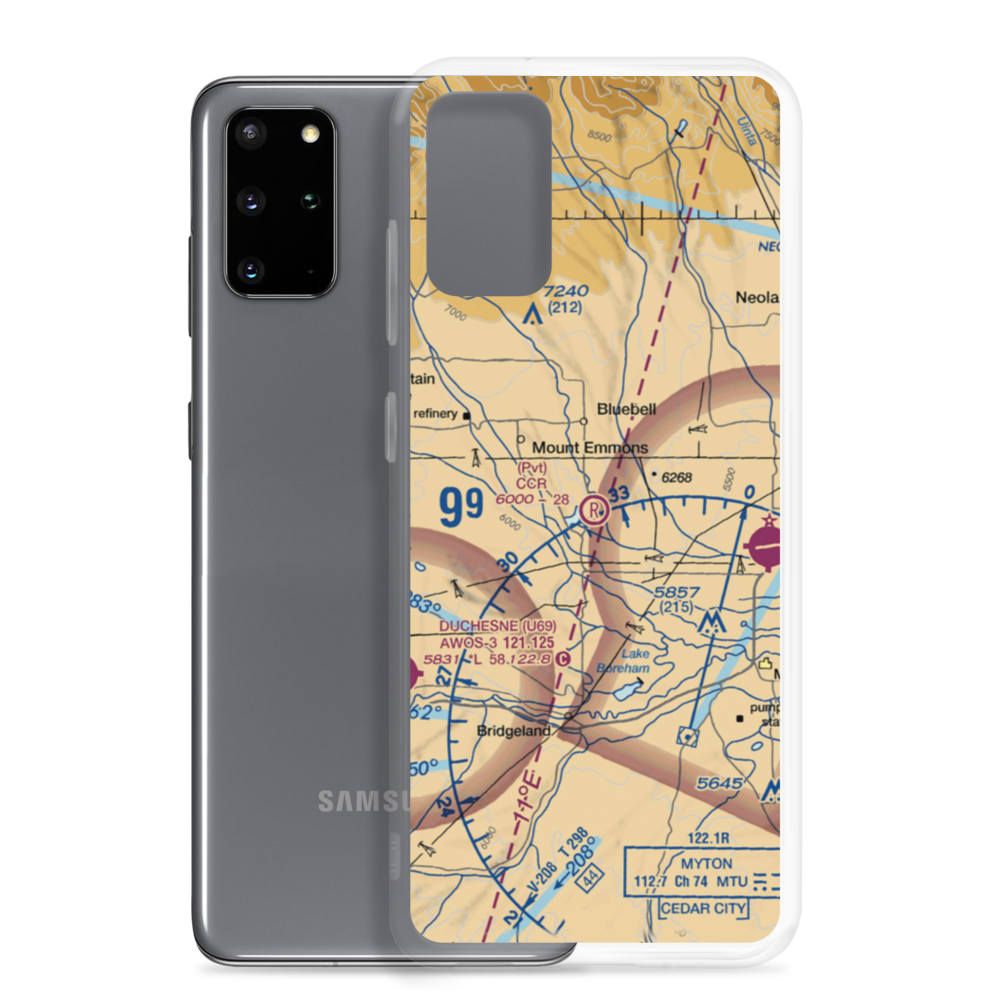 CCR Field (UT27) VFR Sectional Samsung Case Samsung Galaxy S20 Plus model shown