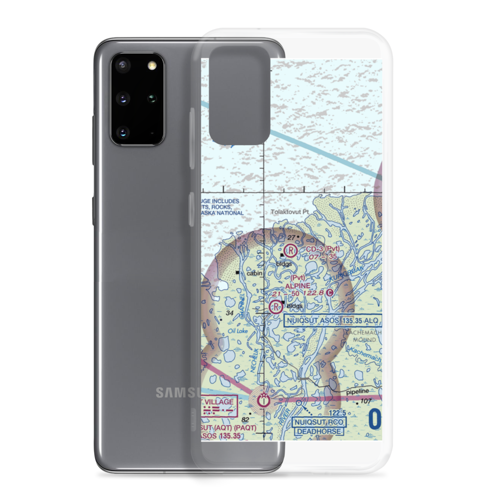 CD-3 Airstrip (AK20) VFR Sectional Samsung Case Samsung Galaxy S20 Plus model shown