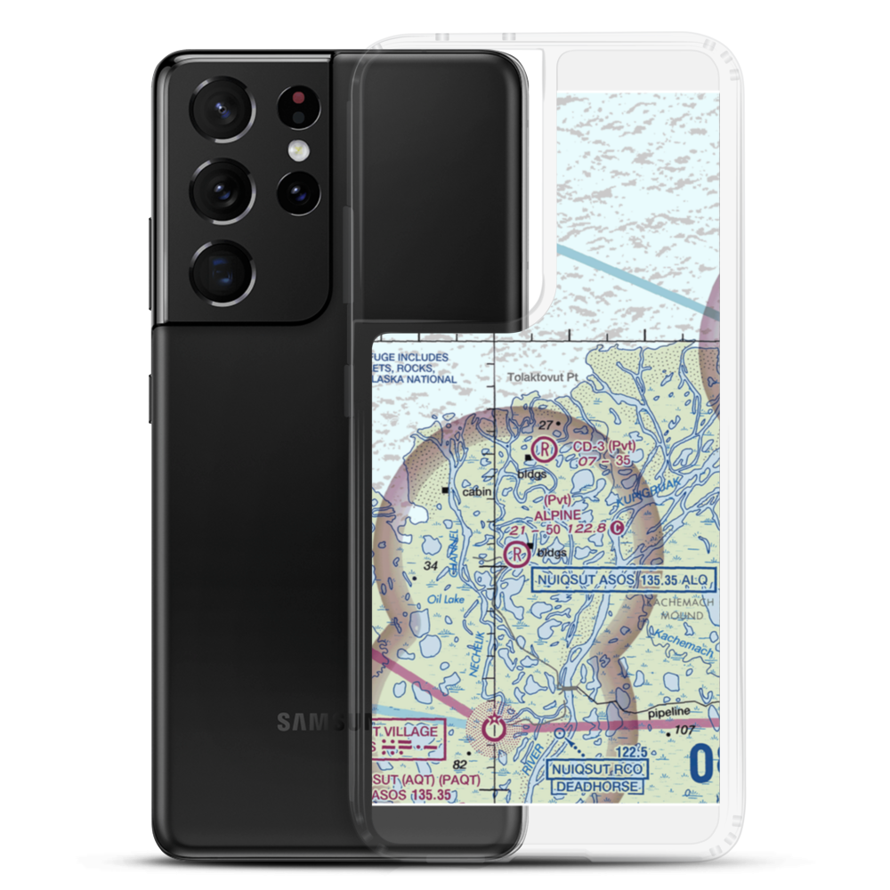 CD-3 Airstrip (AK20) VFR Sectional Samsung Case Samsung Galaxy S21 Ultra model shown