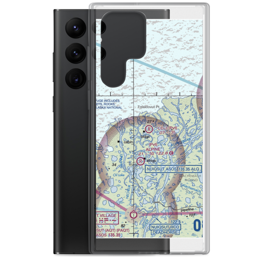 CD-3 Airstrip (AK20) VFR Sectional Samsung Case Samsung Galaxy S22 Ultra model shown