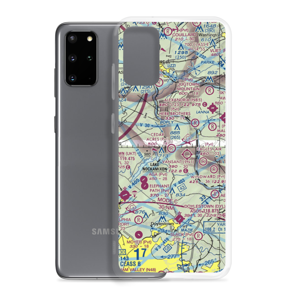 Cedar Acres Private Group Airport (23PA) VFR Sectional Samsung Case Samsung Galaxy S20 Plus model shown