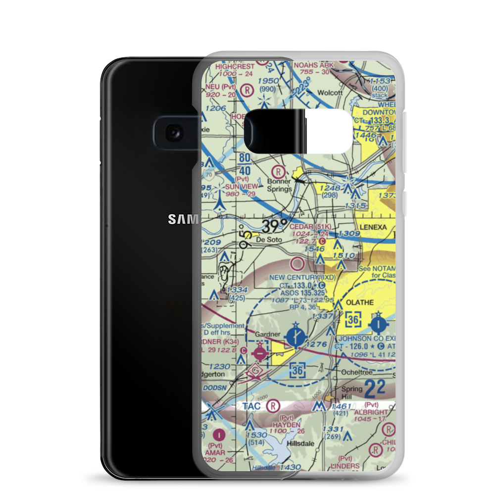 Cedar Air Park (51K) VFR Sectional Samsung Case Samsung Galaxy S10e model shown