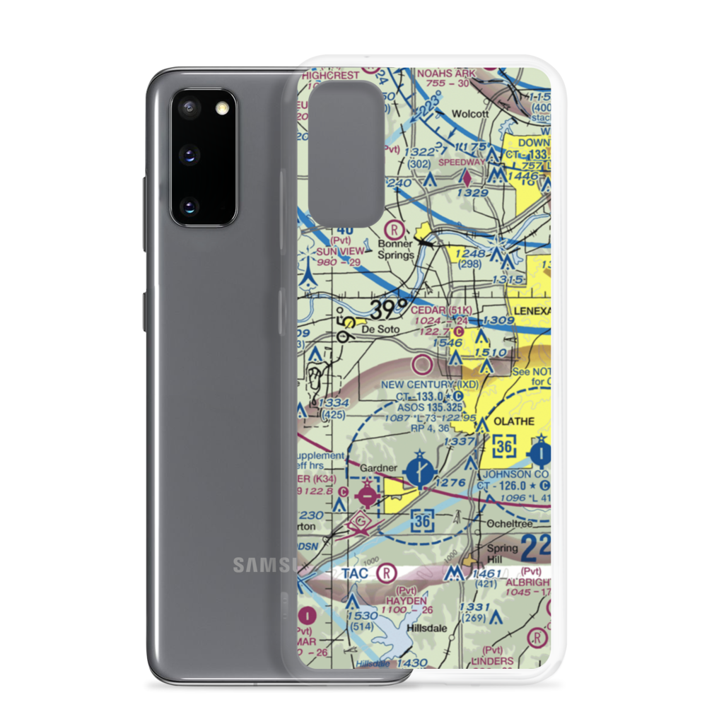 Cedar Air Park (51K) VFR Sectional Samsung Case Samsung Galaxy S20 model shown