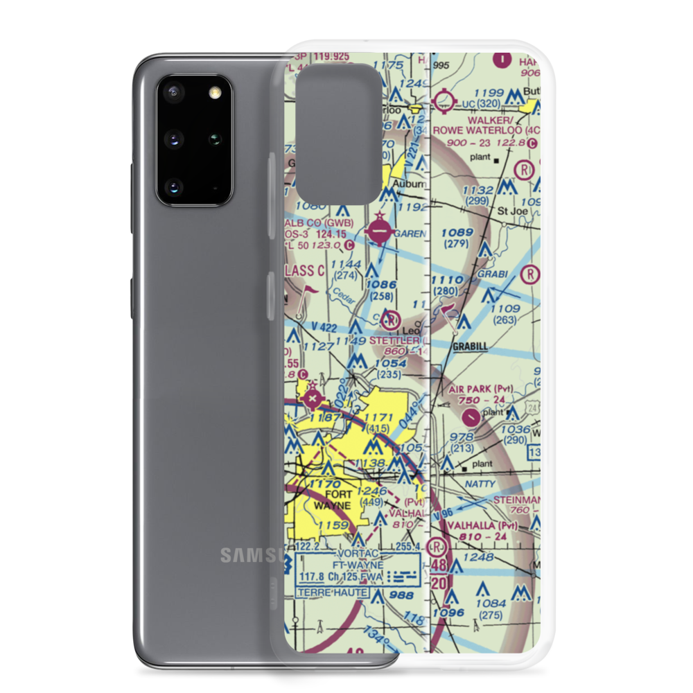 Cedar Creek Airport (48II) VFR Sectional Samsung Case Samsung Galaxy S20 Plus model shown