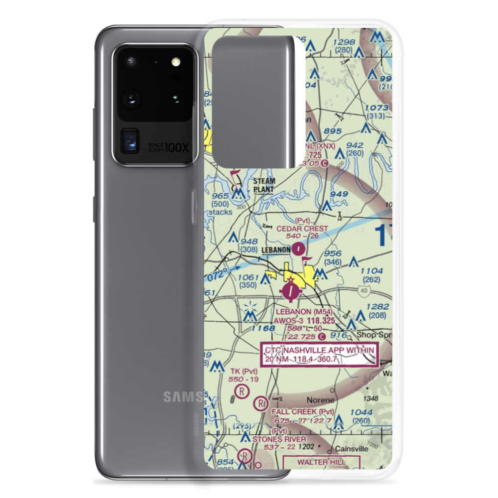 Cedar Crest Field (1TN0) VFR Sectional Samsung Case Samsung Galaxy S20 Ultra model shown