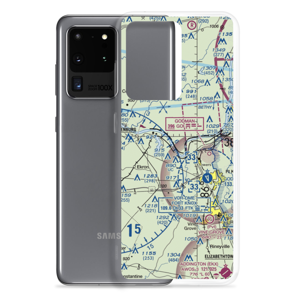 Cedar Farm Airport (28II) VFR Sectional Samsung Case Samsung Galaxy S20 Ultra model shown