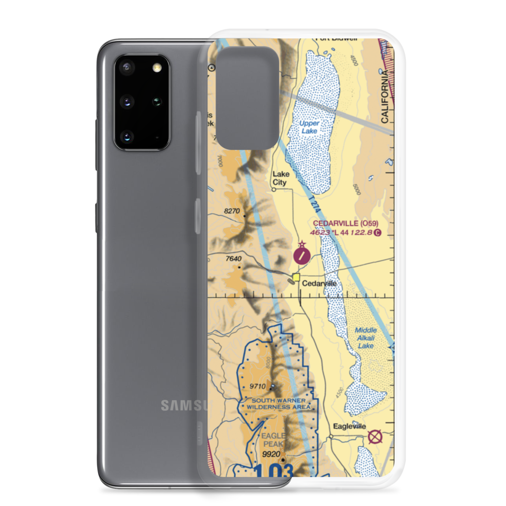 Cedarville Airport (O59) VFR Sectional Samsung Case Samsung Galaxy S20 Plus model shown