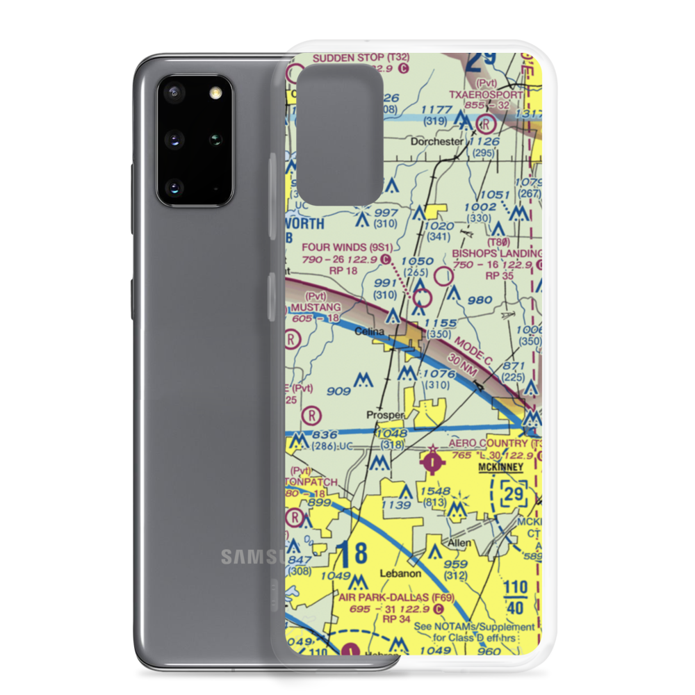 Celina Field (TS40) VFR Sectional Samsung Case Samsung Galaxy S20 Plus model shown