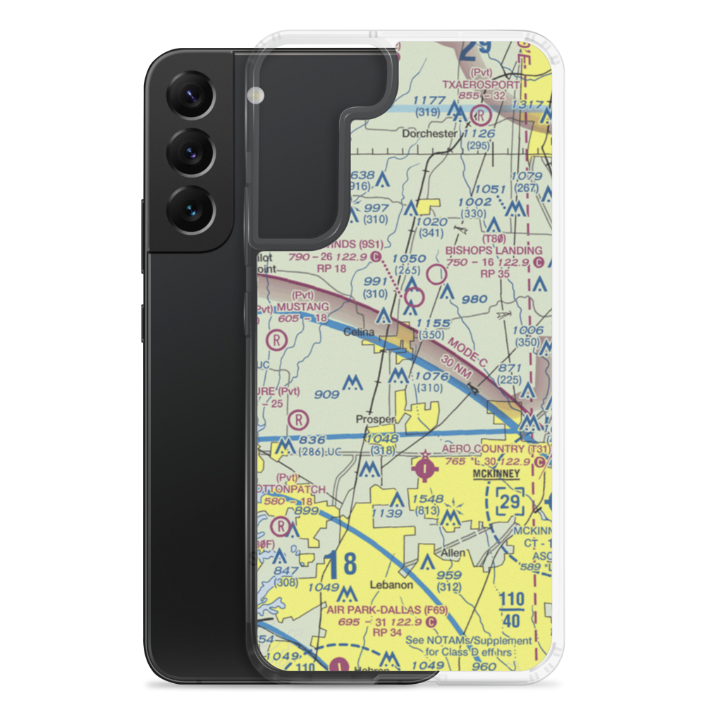 Celina Field (TS40) VFR Sectional Samsung Case Samsung Galaxy S22 Plus model shown