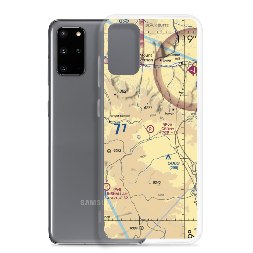 Cerny Airport (71OR) VFR Sectional Samsung Case Samsung Galaxy S20 Plus model shown