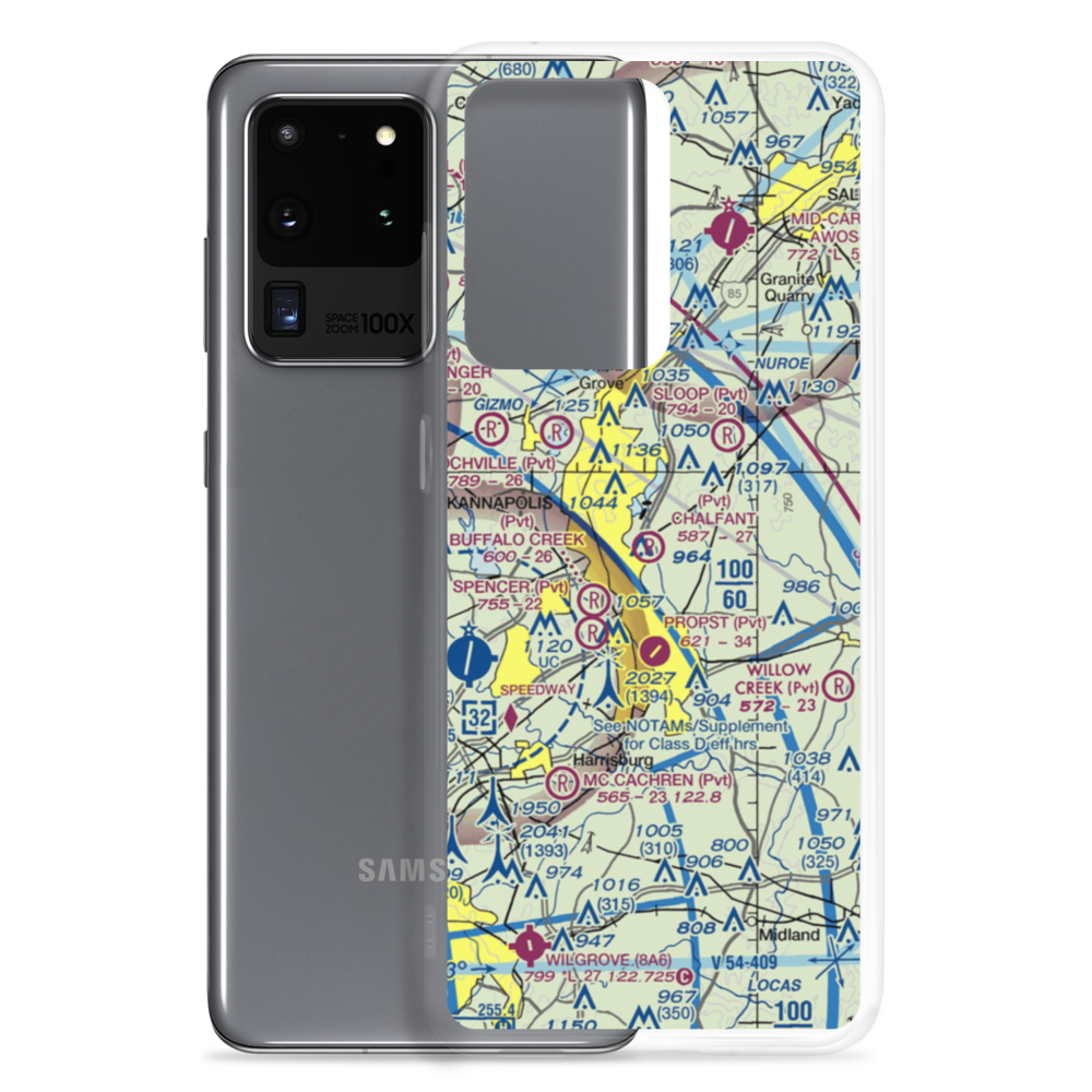 Chalfant Airport (NC77) VFR Sectional Samsung Case Samsung Galaxy S20 Ultra model shown