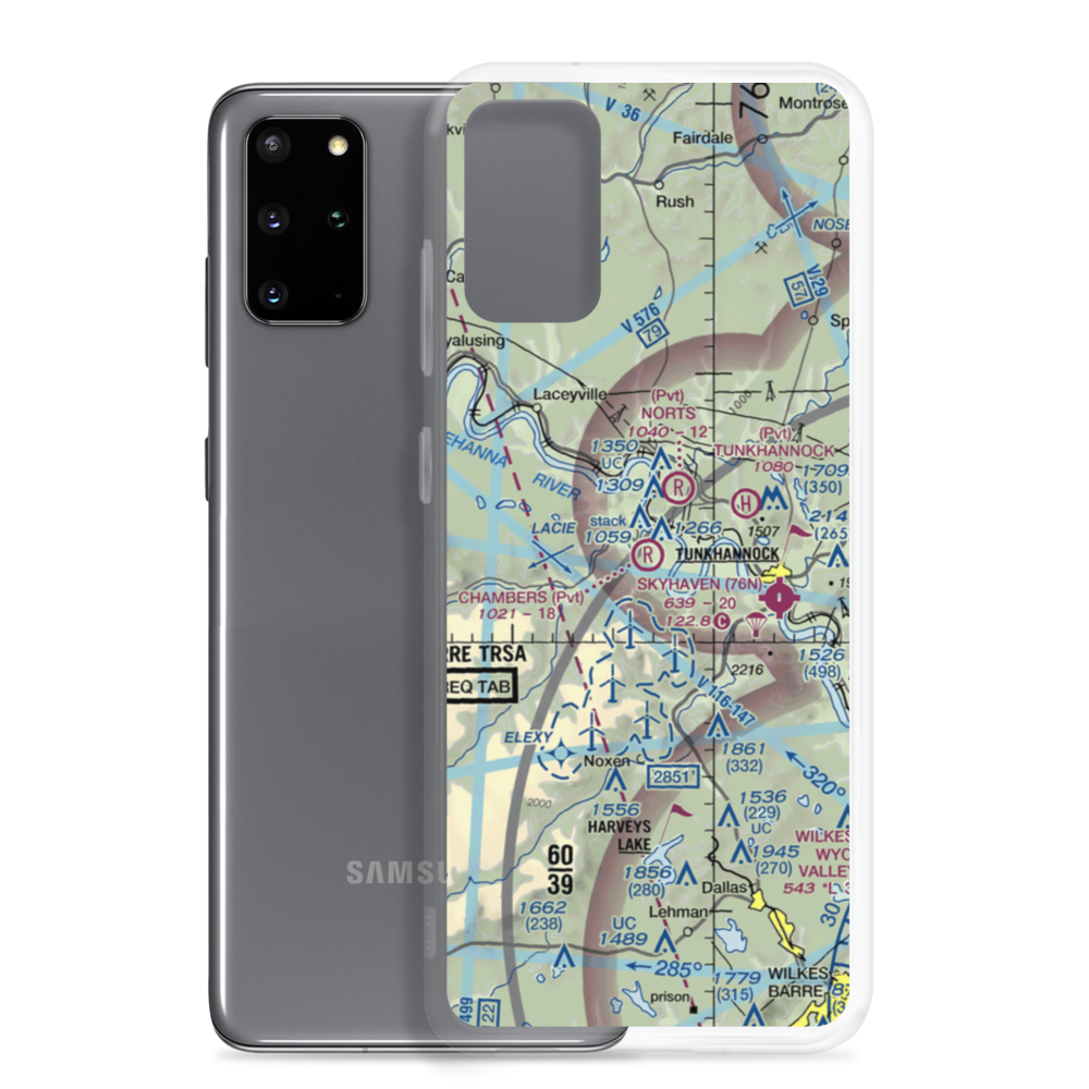Chambers Airport (45PN) VFR Sectional Samsung Case Samsung Galaxy S20 Plus model shown