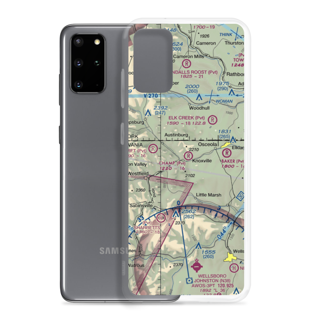 Champ Field (6PS3) VFR Sectional Samsung Case Samsung Galaxy S20 Plus model shown