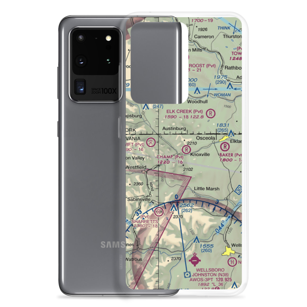 Champ Field (6PS3) VFR Sectional Samsung Case Samsung Galaxy S20 Ultra model shown