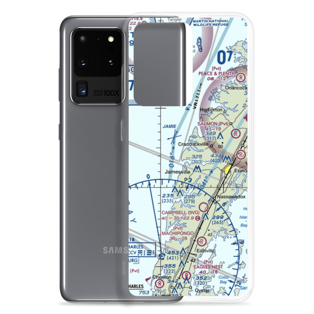 Chance Airport (VA89) VFR Sectional Samsung Case Samsung Galaxy S20 Ultra model shown