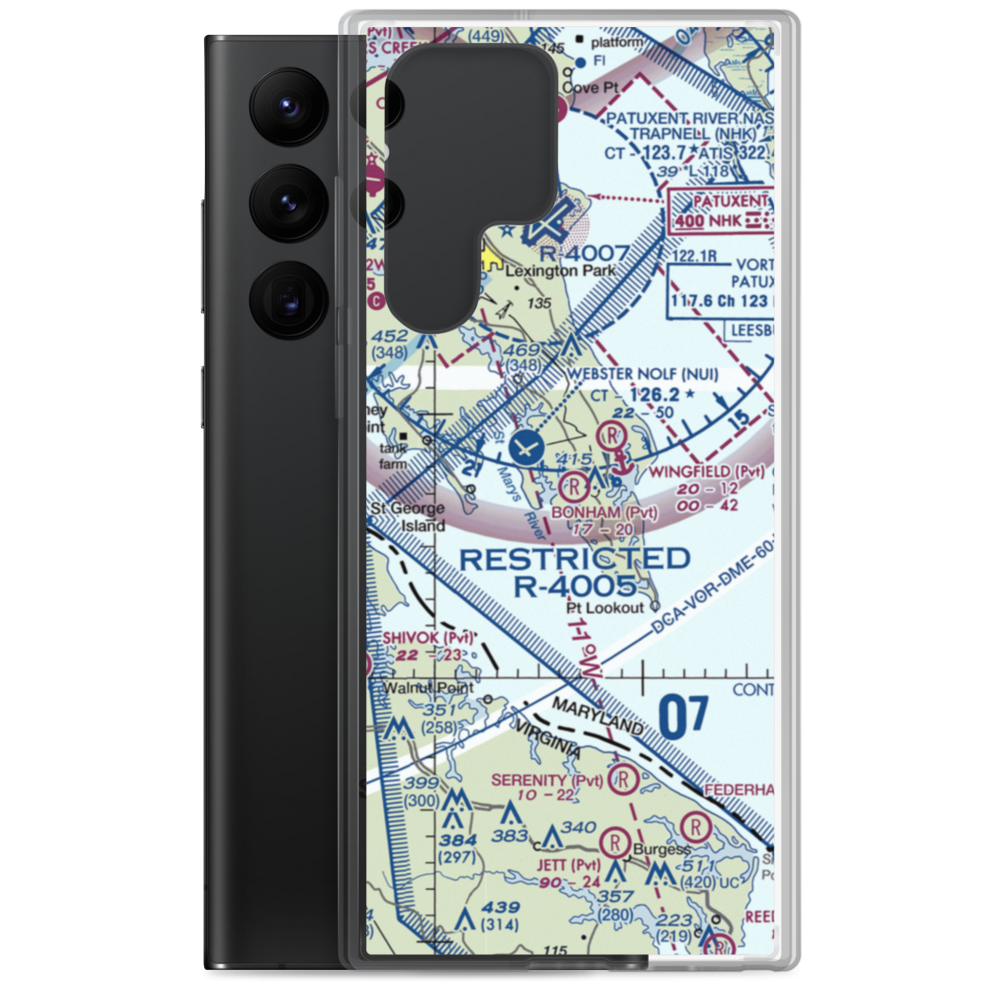 Chandler Airport (3MD9) VFR Sectional Samsung Case Samsung Galaxy S22 Ultra model shown