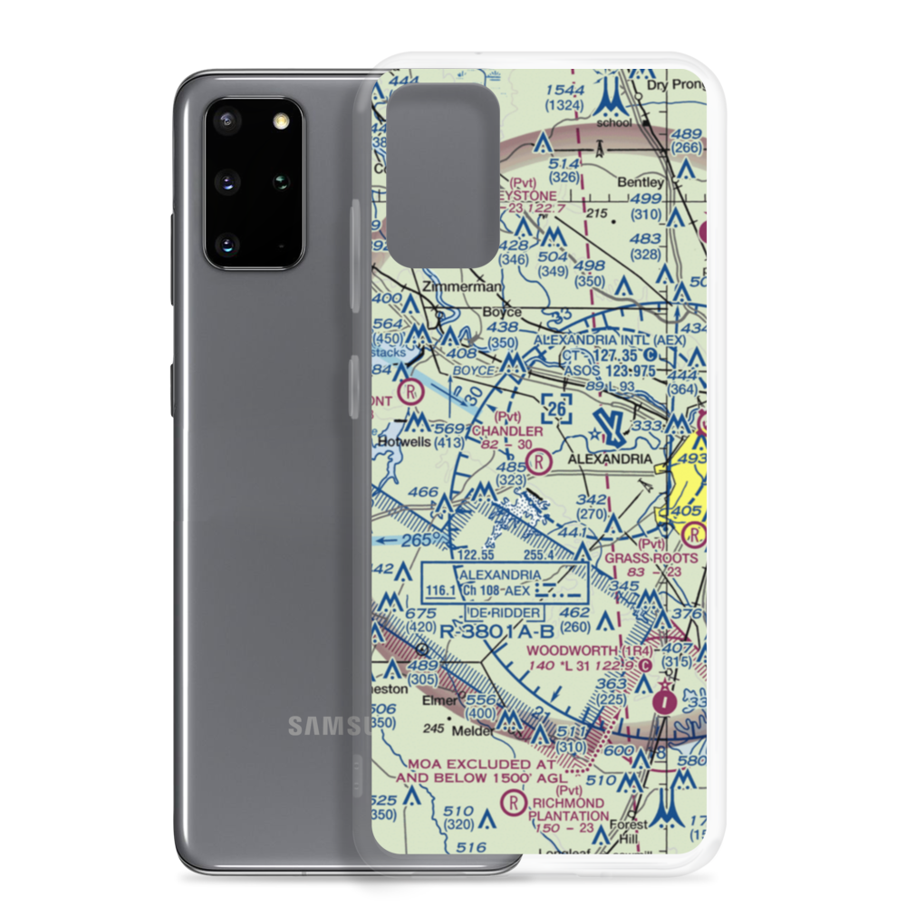 Chandler Airport (9LA6) VFR Sectional Samsung Case Samsung Galaxy S20 Plus model shown