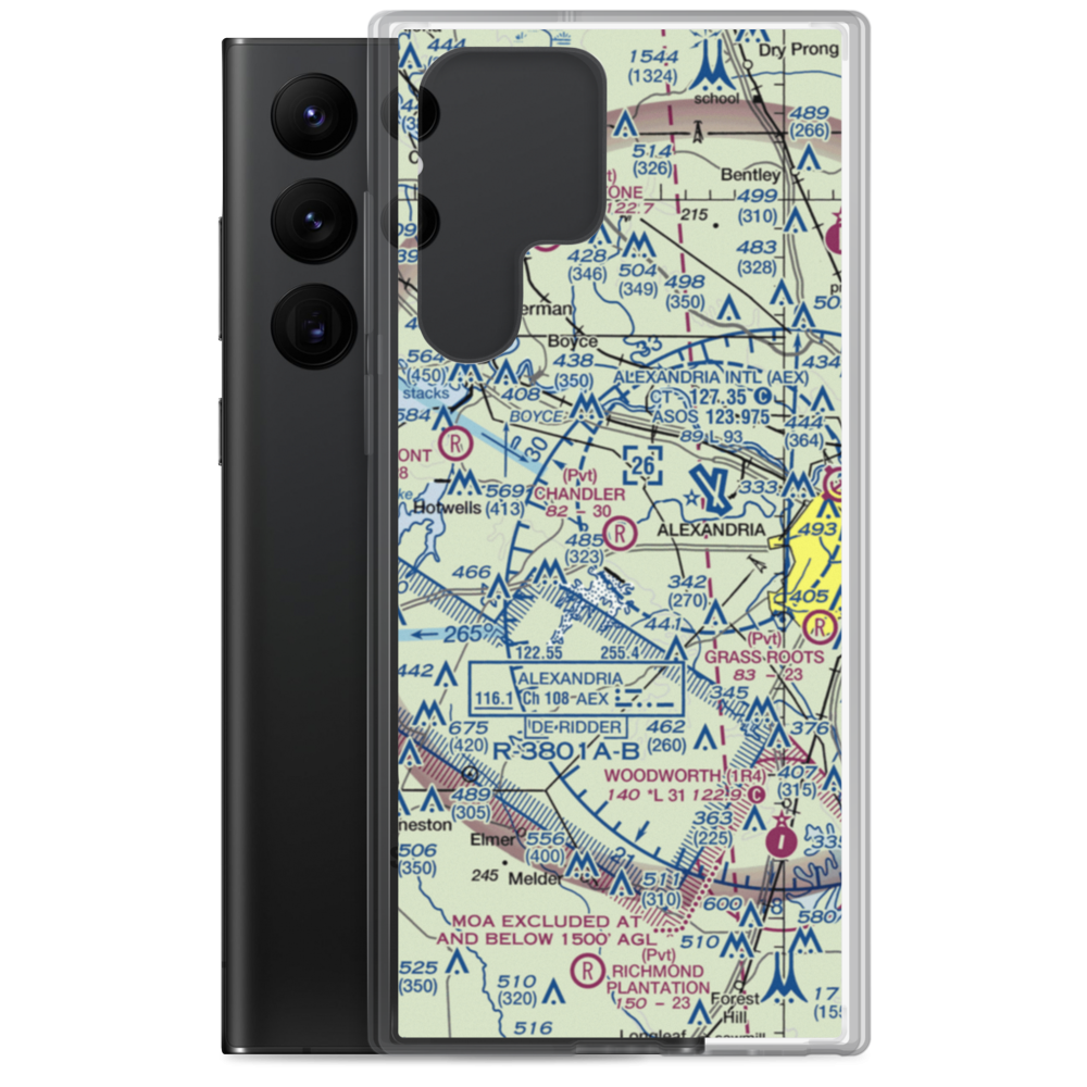Chandler Airport (9LA6) VFR Sectional Samsung Case Samsung Galaxy S22 Ultra model shown