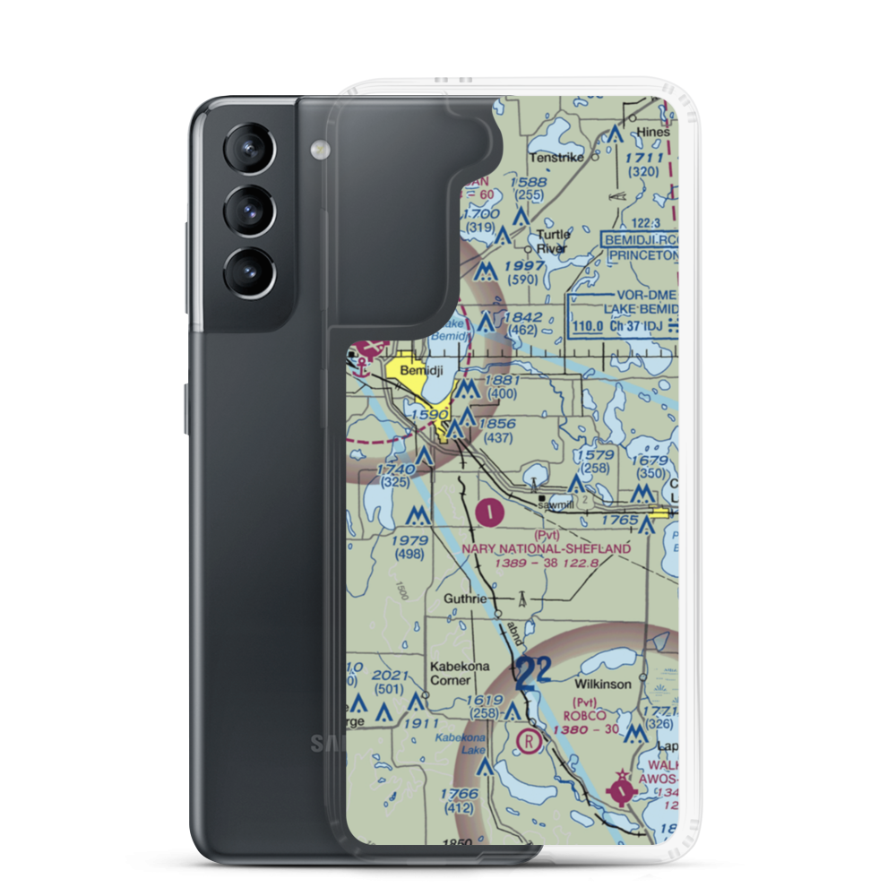Chandler Personal Use Airport (38MN) VFR Sectional Samsung Case Samsung Galaxy S21 model shown
