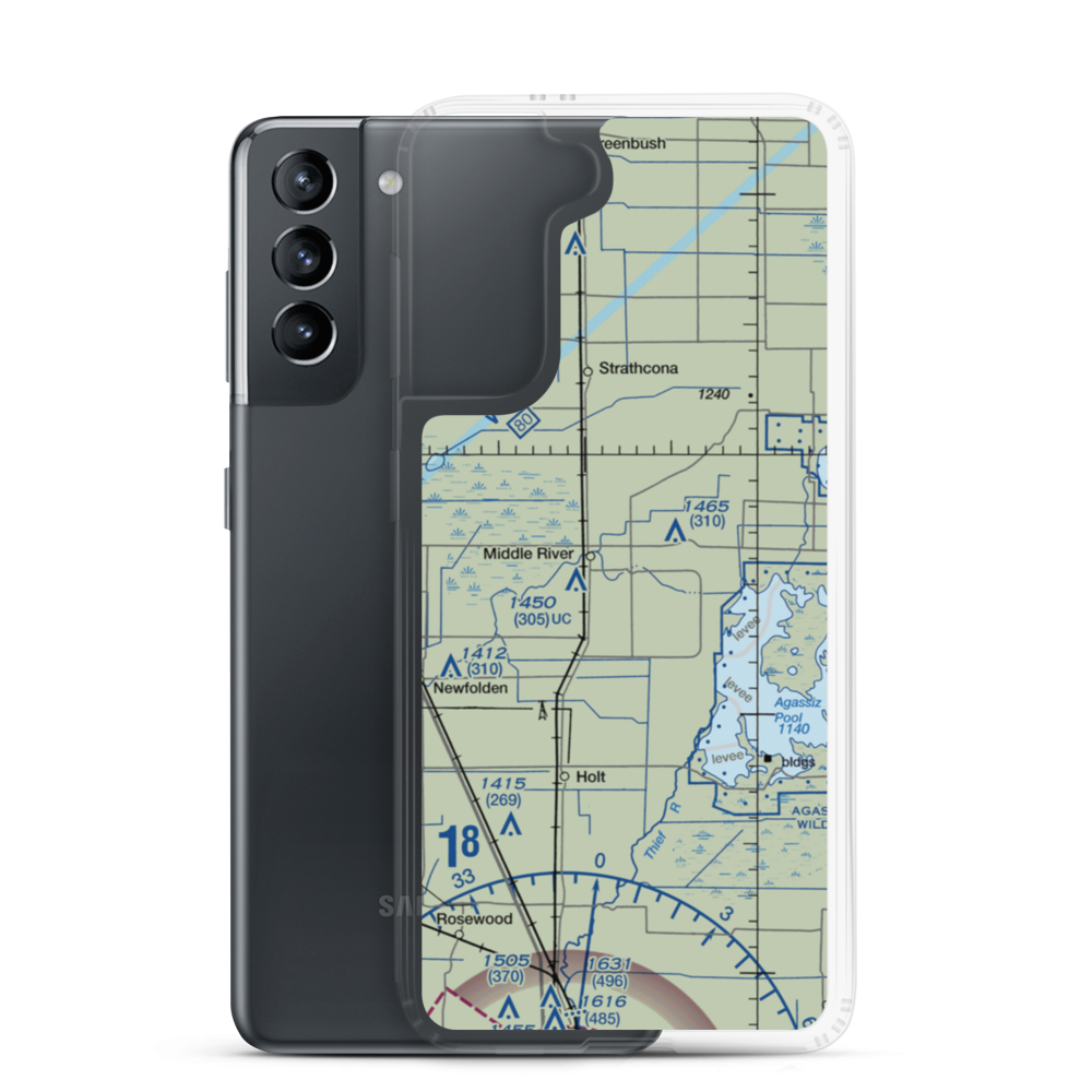 Chanlin Field (5MN9) VFR Sectional Samsung Case Samsung Galaxy S21 model shown