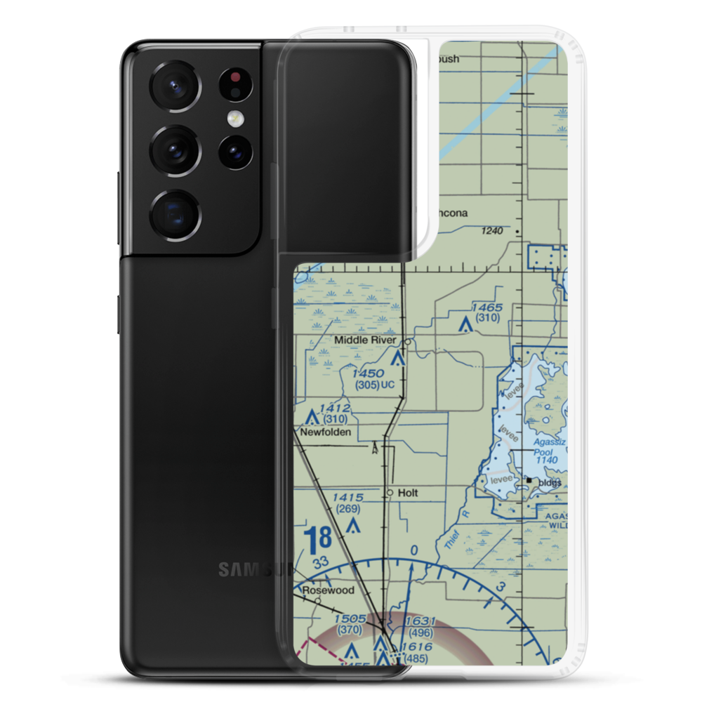 Chanlin Field (5MN9) VFR Sectional Samsung Case Samsung Galaxy S21 Ultra model shown