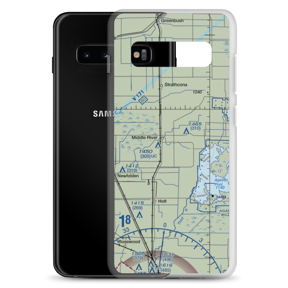 Chanlin Field (5MN9) VFR Sectional Samsung Case Samsung Galaxy S10+ model shown
