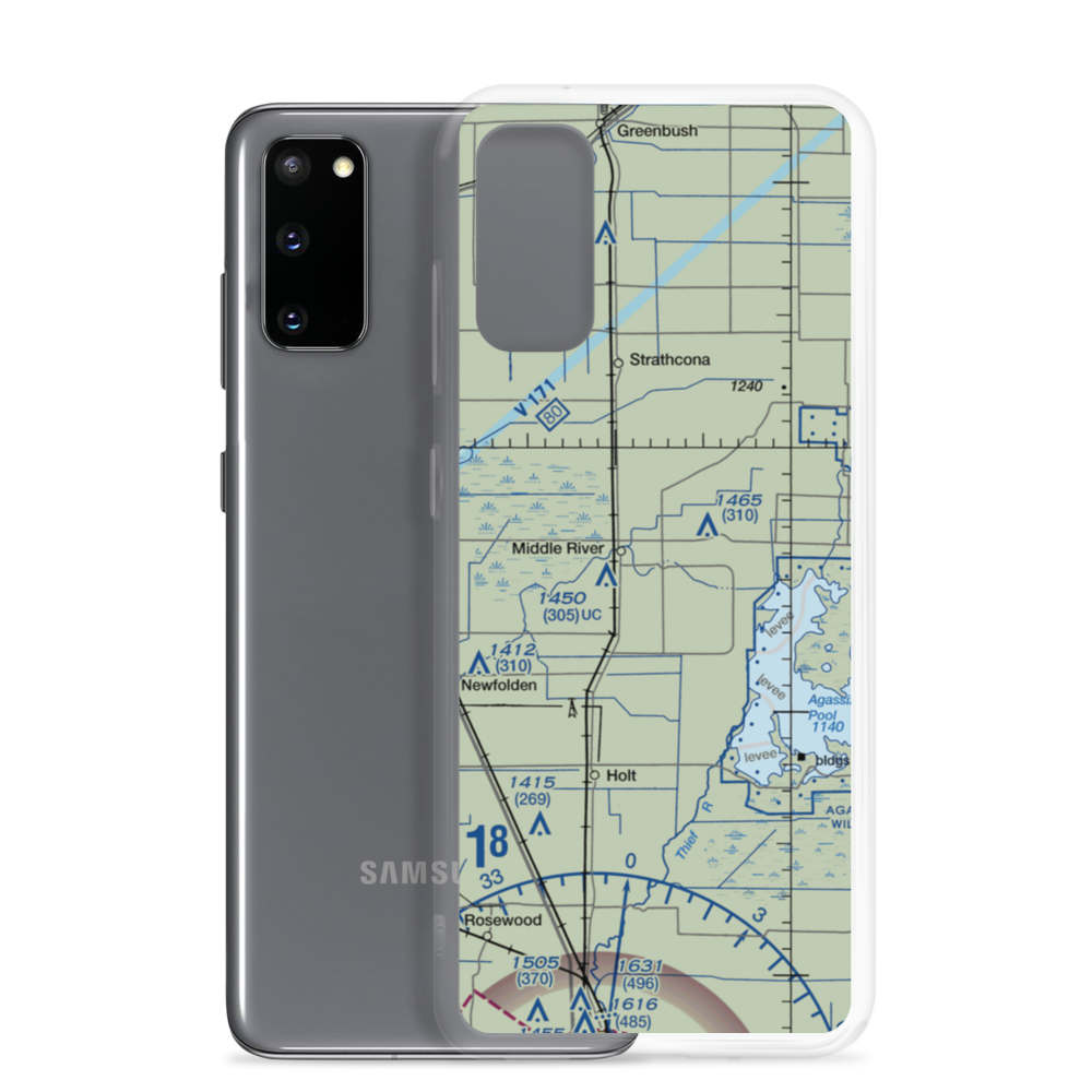 Chanlin Field (5MN9) VFR Sectional Samsung Case Samsung Galaxy S20 model shown