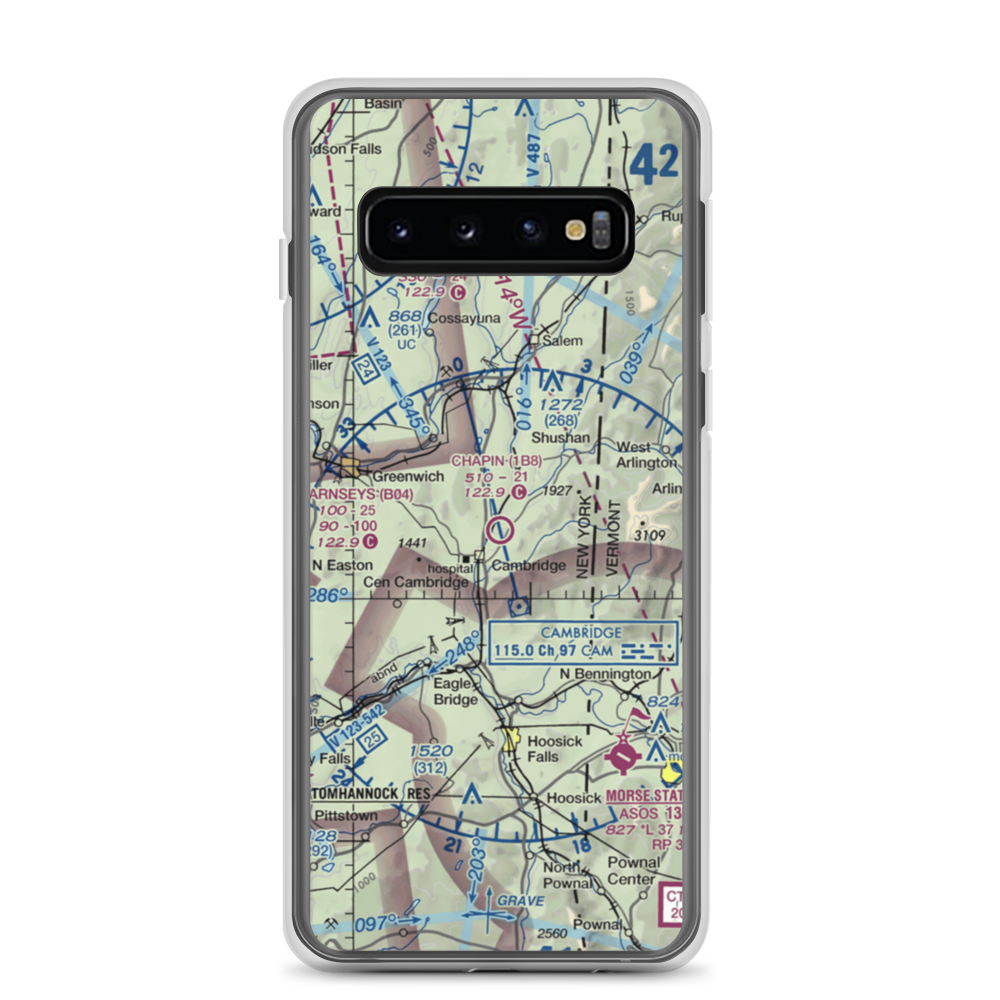 Chapin Field (1B8) VFR Sectional Samsung Case Samsung Galaxy S10 model shown
