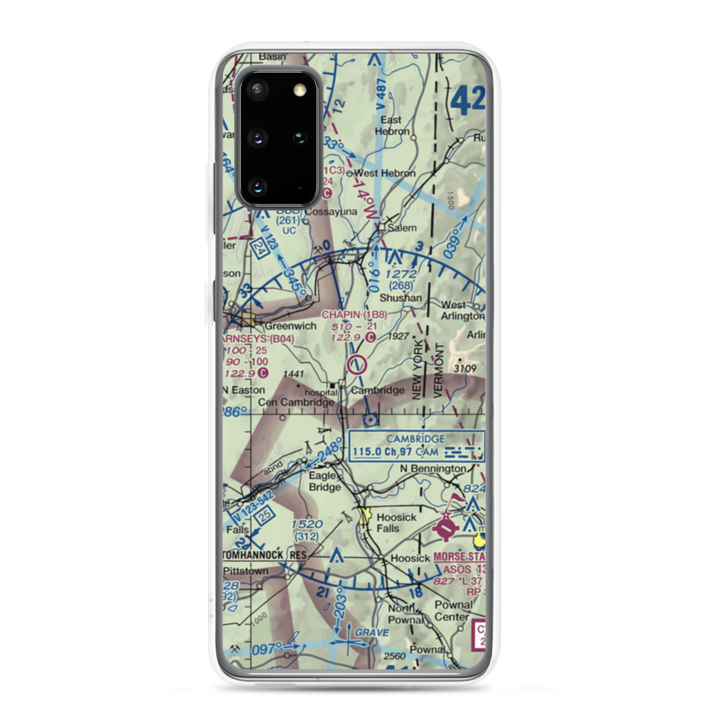 Chapin Field (1B8) VFR Sectional Samsung Case Samsung Galaxy S20 Plus model shown