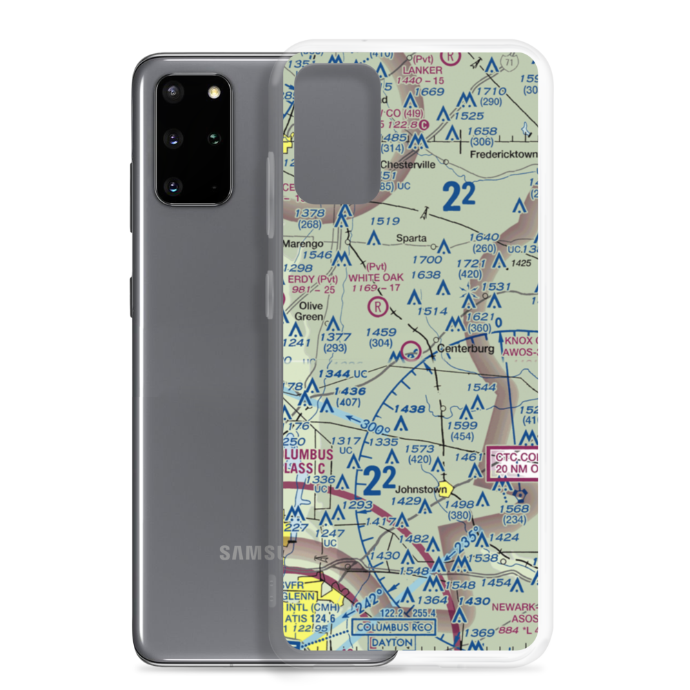 Chapman Memorial Field (6CM) VFR Sectional Samsung Case Samsung Galaxy S20 Plus model shown